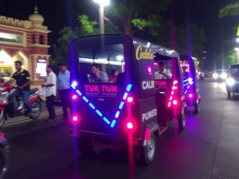 Tuk Tuk Night Ride Indian Community Event
